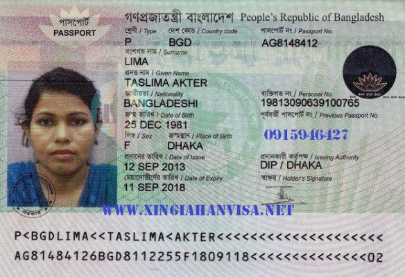 gia hạn visa Việt Nam cho người Bangladesh