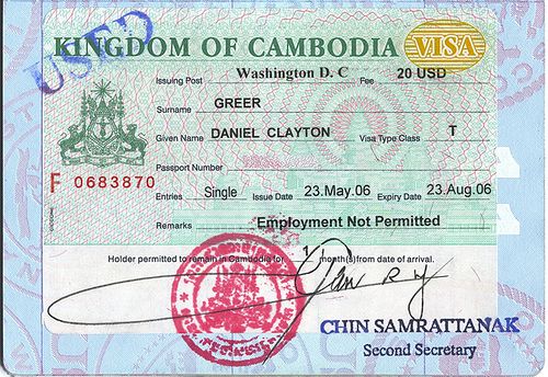visa đi Campuchia
