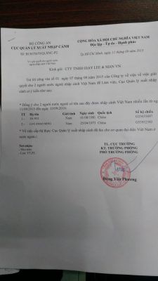 Xin công văn nhập cảnh Việt Nam 1 năm nhiều lần