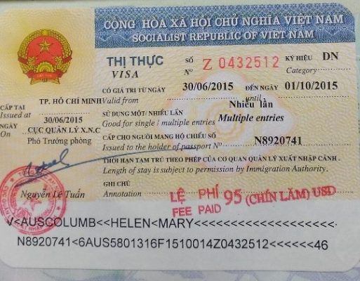 Xin gia hạn visa Việt Nam
