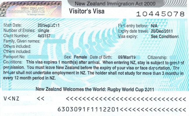xin visa đi NEW ZEALAND