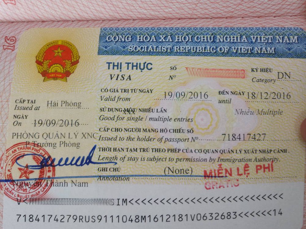 gia hạn visa Việt Nam cho người Trung Quốc