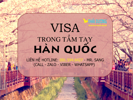 visa đi Hàn Quốc du lịch năm 2018