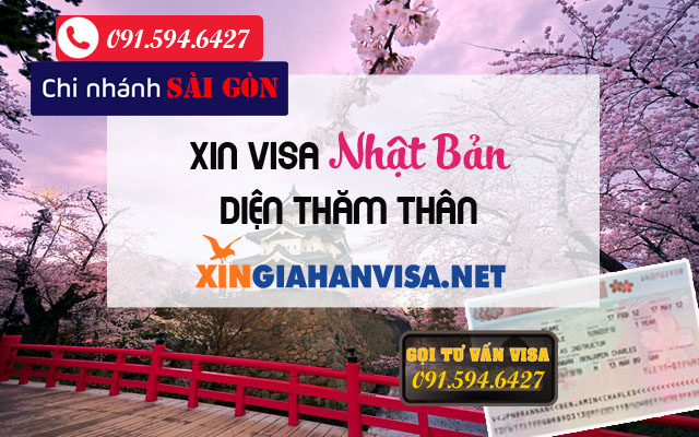 xin visa đi Nhật Bản diện thăm thân