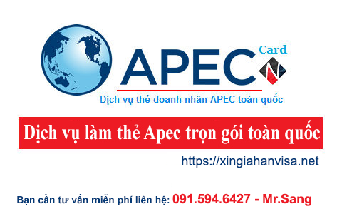Hướng dẫn sử dụng thẻ APEC