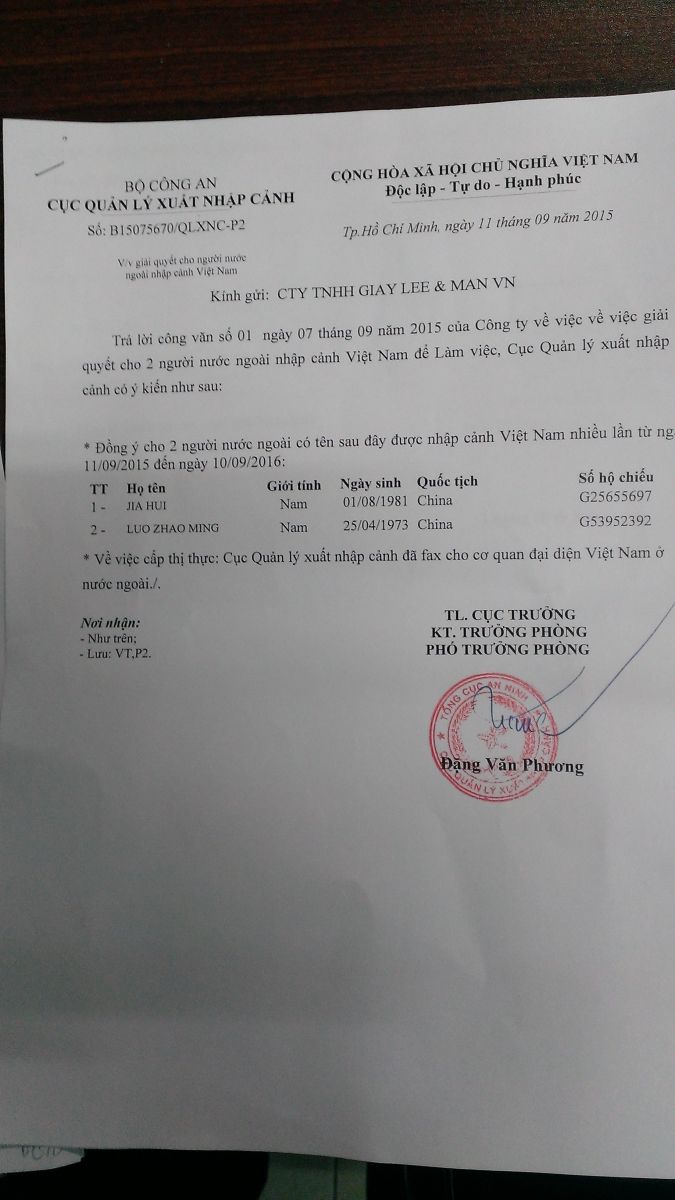 Công văn khẩn tại cửa khẩu Mộc Bài