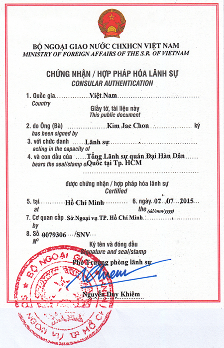 Hợp pháp hóa lãnh sự