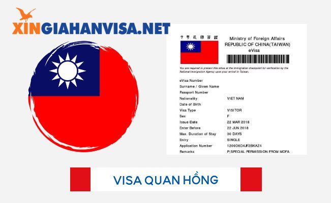 Visa Quan Hồng tại visa Thái Dương