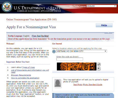 Hướng dẫn gia hạn visa Mỹ qua đường bưu điện
