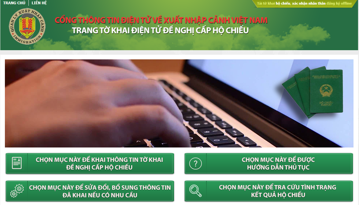 Thủ tục làm hộ chiếu phổ thông online 10